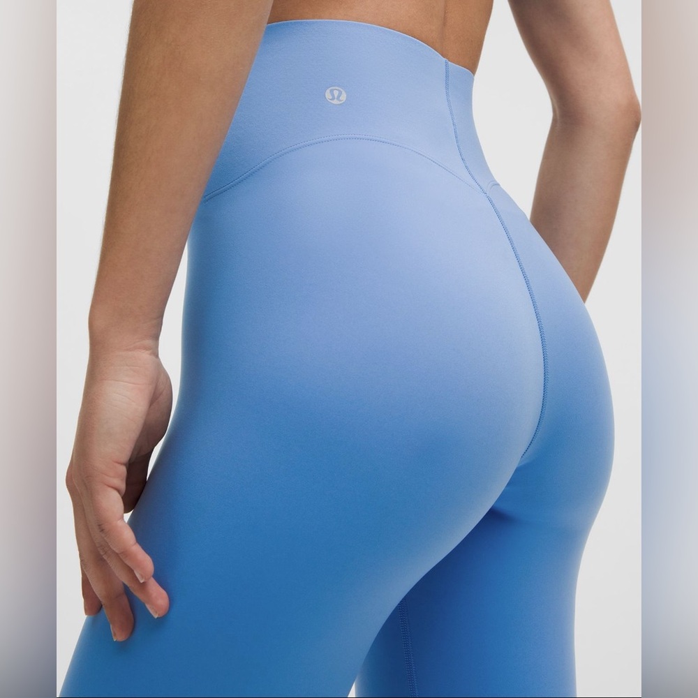 Lululemon Glow Up High-Rise Tight 28” Leggings Blue Pool Size 8 NWT $118 - Picture 2 of 9